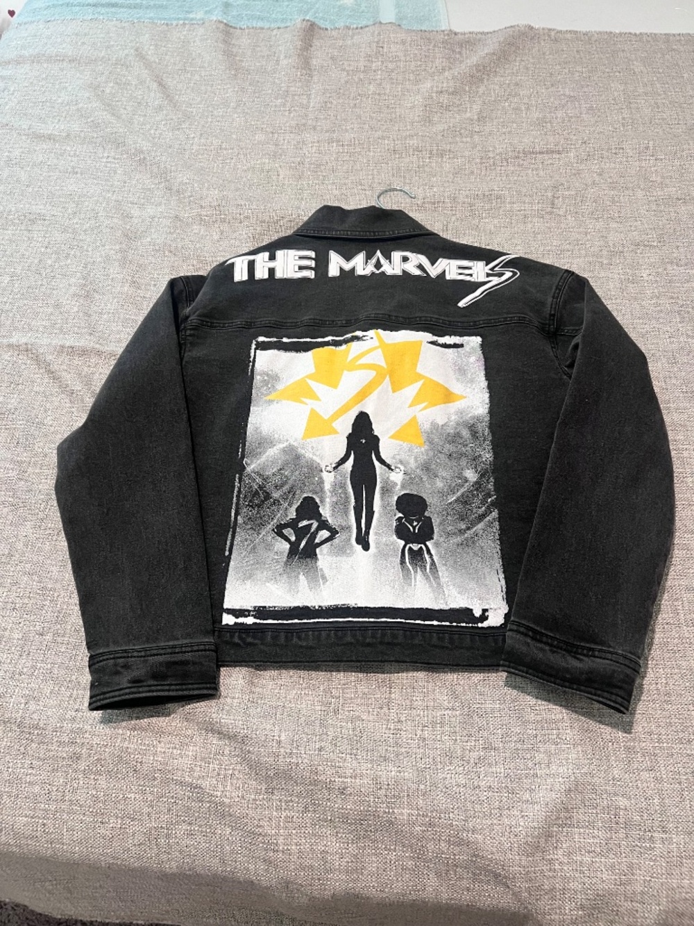 Marvel “The Marvels” Black Denim Jacket – XS - Picture 4 of 13